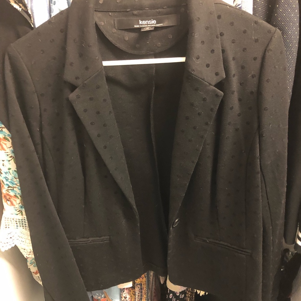 Black womens blazer/suit coat